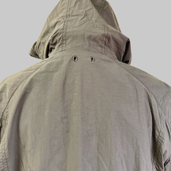 Cole Haan Men's Hooded Jacket SZ M Black Lined Windbreaker Soft Hooded Full Zip - Picture 8 of 16